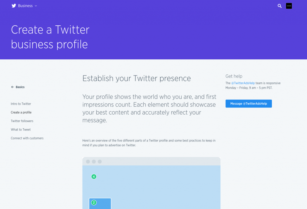 twitter profile how to